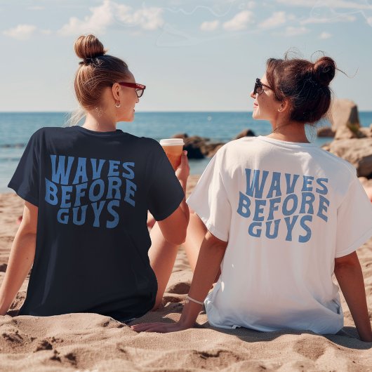 Golven Voor Jongens Zomer Meisjes Strand Vakantie T-shirt