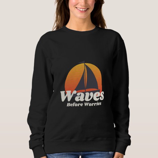 Golven voor zorgen trui (Voorkant)