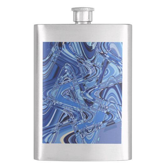golven wegen in blauw flacon (Voorkant)