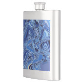golven wegen in blauw flacon (Links)