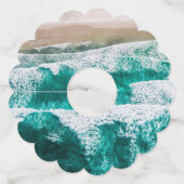 Golven Wijnglaslabel (Voorkant)