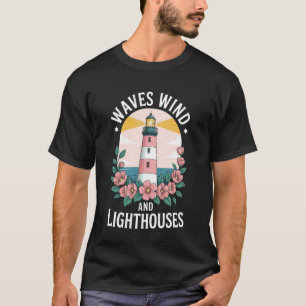 Golven Wind en Vuurtorens T-shirt