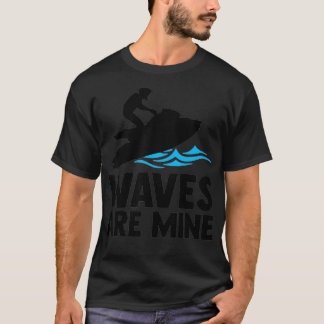 Golven zijn mijn atletische strand zomer sporten t-shirt