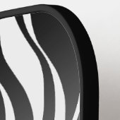 Golven - Zwarte Gradiënt Pickleball Paddle (Links Detail)