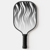 Golven - Zwarte Gradiënt Pickleball Paddle (Achterkant)