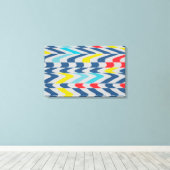 Golvend abstract ontwerp canvas afdruk (Insitu (Houten vloer))