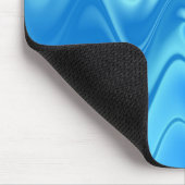Golvend Blauw Abstract Muismat (Hoek)