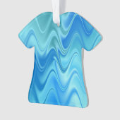 Golvend Blauw Abstract Ornament (voorkant)