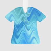 Golvend Blauw Abstract Ornament (achterkant)