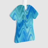 Golvend Blauw Abstract Ornament (voorkant)
