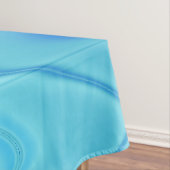 Golvend Blauw Abstract Tafelkleed (Voorbeeld)