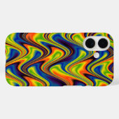 Golvend Kleurrijk Abstract Case-Mate iPhone Case (Achterkant (horizontaal))