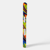 Golvend Kleurrijk Abstract Case-Mate iPhone Case (Achterkant / Rechts)