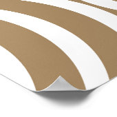  golvend lijnen geometrisch ontwerp poster (Hoek)