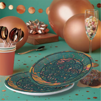 Golvend Mandala Papieren Bord