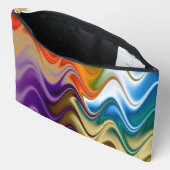 Golvend Meerkleurig Abstract Groot Etui (Open)