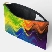 Golvend Meerkleurig Abstract Groot Etui (Open)
