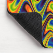 Golvend Meerkleurig Abstract Muismat (Hoek)
