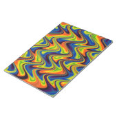 Golvend Meerkleurig Abstract Notitieblok (Schuin)