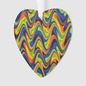 Golvend Meerkleurig Abstract Ornament (voorkant)