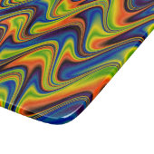 Golvend Meerkleurig Abstract Snijplank (Hoek)