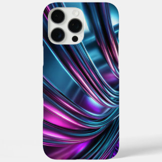 Golvend metaalachtige golven iPhone 16 pro max hoesje