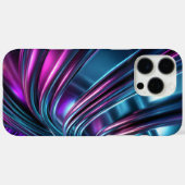 Golvend metaalachtige golven Case-Mate iPhone case (Achterkant (horizontaal))
