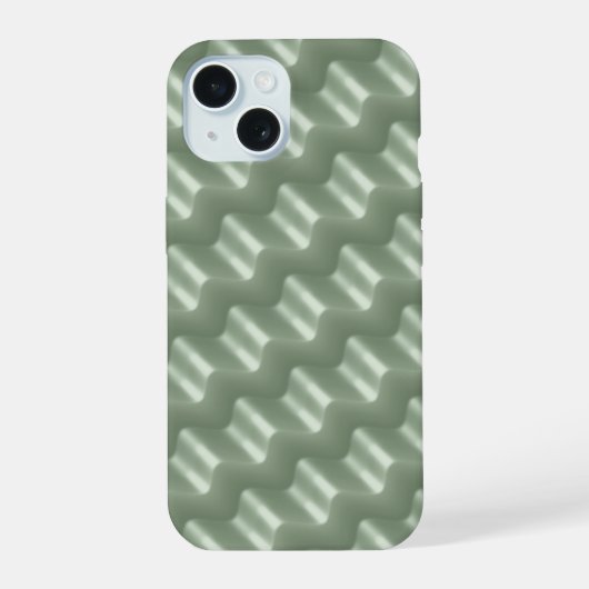 Golvend patroon, Abstract iPhone 15 Case (Achterkant)