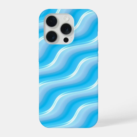 Golvend patroon iPhone hoesje (Achterkant)