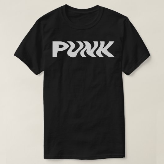 golvend punk ontwerp t-shirt (Design voorkant)