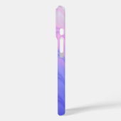 Golvend Roze Paars Abstract Case-Mate iPhone Case (Achterkant / Links)