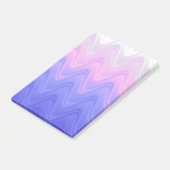 Golvend Roze Paars Abstract Post-it® Notes (Schuin)