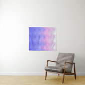 Golvend Roze Paars Abstract Wandkleed (In Situ (horizontaal))