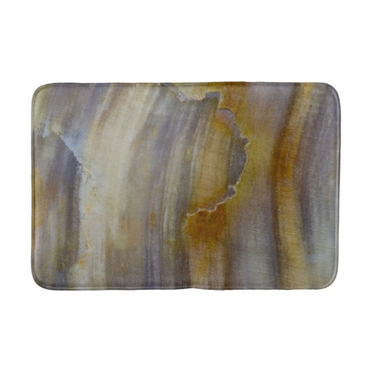 Golvend versteend hout badmat (Voorkant)
