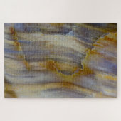 Golvend versteend hout legpuzzel (Horizontaal)