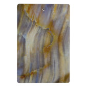 Golvend versteend hout mini klembord (Achterkant)