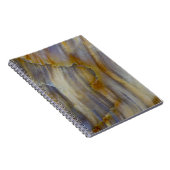 Golvend versteend hout notitieboek (Rechterzijde)