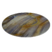 Golvend versteend hout snijplank (Hoek)