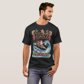 Golvend voelen t-shirt (Voorkant volledig)