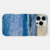 Golvend zeezicht iPhone hoesje (Achterkant horizontaal)