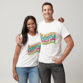 Golvende 70s Groovy Tekst Activisme Design - Helde T-shirt (Unisex)
