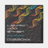 Golvende Abstracte Draai | 01 * sparen de Magneet (Voorkant)