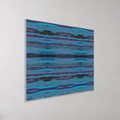 golvende batik strepen zilveren folie print (Laagn)