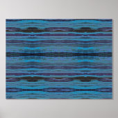 golvende batik strepen zilveren folie print (Voorkant)