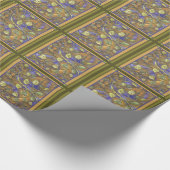 golvende bladeren inwikkelpapier cadeaupapier (Hoek)