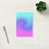 Golvende Draaikolk Roze Paars Blauw Aqua Kleur Str Post-it® Notes (Kantoor)