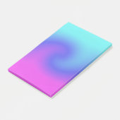 Golvende Draaikolk Roze Paars Blauw Aqua Kleur Str Post-it® Notes (Schuin)