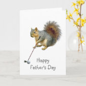 golvende eekhoorn kaart (Gele Bloem)