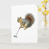 golvende eekhoorn kaart (Gele Bloem)