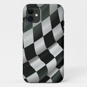 Golvende geruite vlag iPhone 5 Hoesje